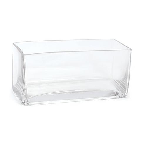 Glass Rectangle Vase Clear
